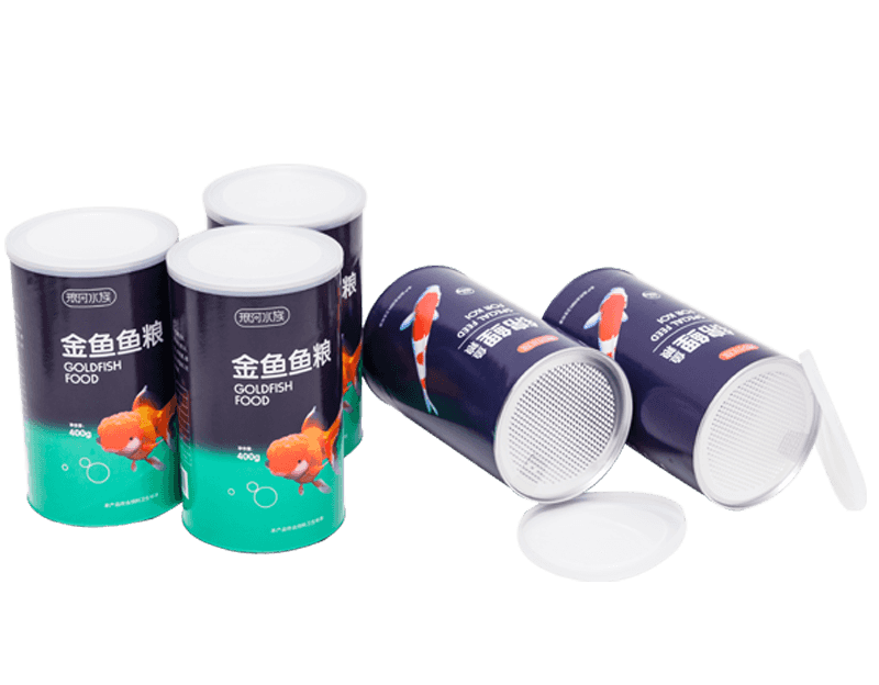 Compositum Can Piscium cibum continens FDA Boxes Packaging